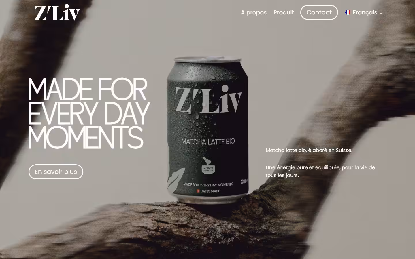 Le site de Z'Liv, réalisé et suivi par Pablo Consulting